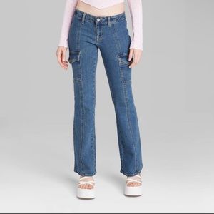 Target low rise flared jeans
